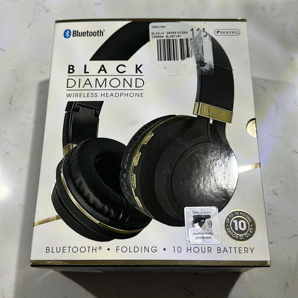 Sentry Black Diamond Pro Wireless Headphones